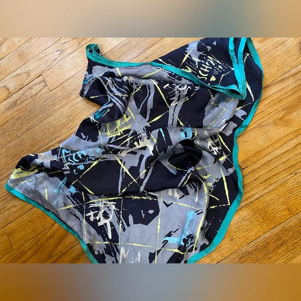 Mila Schon Concepts Large Silk Scarf - Picture 5 of 6
